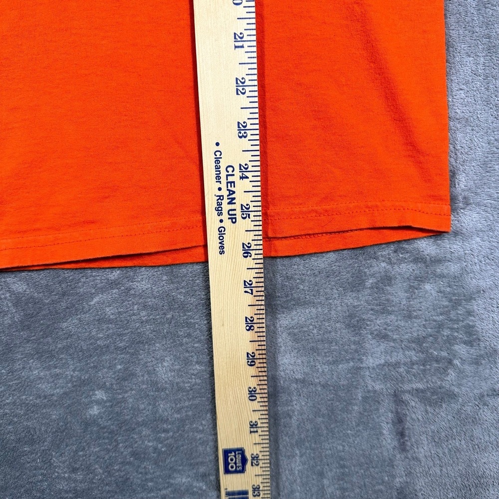Russell Athletic Clemson Basketball T Shirt Mens Medium Orange Y2K Retro Graphic - Picture 5 of 6